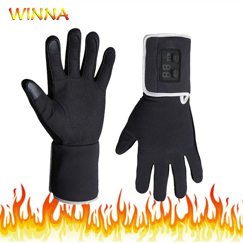 Black Heating Cycling Gloves Winter Hand Warmer Electric Heated Glove Sport Waterproof Snowboard Gloves Touch Screen Gloves
Black Heating Cycling Gloves Winter Hand Warmer Electric Heated Glove Sport Waterproof Snowboard Gloves Touch Screen Gloves