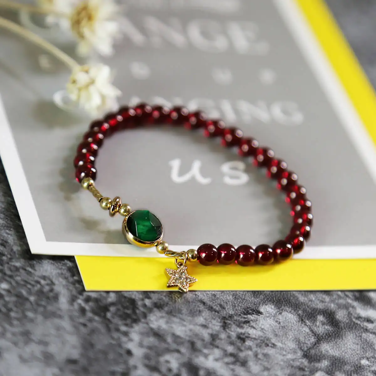Ding Level Jewelry Origional Natural Wine Red Garnet Bracelets Fine-Collocation 14k Gold Accessories Year of Fate Gift
Ding Level Jewelry Origional Natural Wine Red Garnet Bracelets Fine-Collocation 14k Gold Accessories Year of Fate Gift