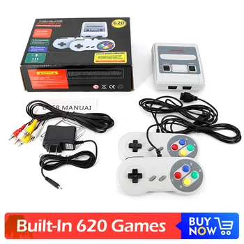 Built-in 620/600 Games Super SNES Mini TV Game Console 8 Bit Retro Classic Handheld Gaming Player AV Output Video Game Console
Built-in 620/600 Games Super SNES Mini TV Game Console 8 Bit Retro Classic Handheld Gaming Player AV Output Video Game Console