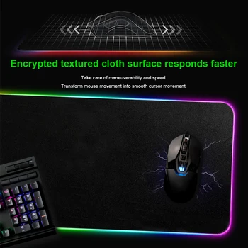 RGB Colorful Mouse Pad Gaming Easy Clean Computer Accessories Scratch Proof Non Slip Glowing USB Powered Extended Soft
RGB Colorful Mouse Pad Gaming Easy Clean Computer Accessories Scratch Proof Non Slip Glowing USB Powered Extended Soft