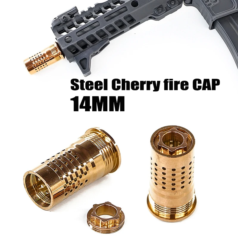 TOtrait Barrel Brake Cap Cherry Flashlight 14 Counter-tooth External Teeth JM9 JM10 SLR Water Bullet Gun Parts MD97
TOtrait Barrel Brake Cap Cherry Flashlight 14 Counter-tooth External Teeth JM9 JM10 SLR Water Bullet Gun Parts MD97