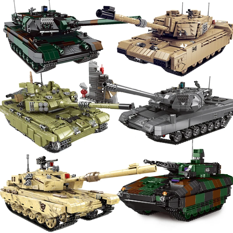 Building Blocks Fit Legoings Military WW2 Tank Armored Car Block Type 99 Tiger Tank Challenger Leopard2 Panzer With Figures Toys
Building Blocks Fit Legoings Military WW2 Tank Armored Car Block Type 99 Tiger Tank Challenger Leopard2 Panzer With Figures Toys