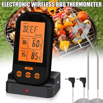 Hot Wireless Digital Thermometer LCD BBQ Grill Meat Kitchen Oven Food Cooking Thermometer D6 
Hot Wireless Digital Thermometer LCD BBQ Grill Meat Kitchen Oven Food Cooking Thermometer D6