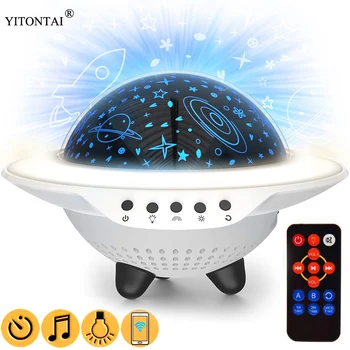 USB Rechargeable Led Starry Sky Star Night Light Rotating Lamp Projector With Bluetooth Remote Control Speaker 7 Lighting Modes
USB Rechargeable Led Starry Sky Star Night Light Rotating Lamp Projector With Bluetooth Remote Control Speaker 7 Lighting Modes