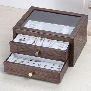 Solid Wood Jewelry Box Antique Hand Jewelry Box Solid Wood Jewelry Display Box Large Capacity Multilayer Simple Storage Box
Solid Wood Jewelry Box Antique Hand Jewelry Box Solid Wood Jewelry Display Box Large Capacity Multilayer Simple Storage Box
