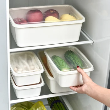 Multifunctional Storage Box Kitchen Refrigerator Fresh-Keeping Box Plastic Vegetable Fruit Drain Basket Storage box Home Tool
Multifunctional Storage Box Kitchen Refrigerator Fresh-Keeping Box Plastic Vegetable Fruit Drain Basket Storage box Home Tool