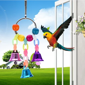 3PC Colorful Beads Bells Pet Toy Swing Stand Budgie Parakeet Cage Pet Bird Parrot Chew Swing Toys Parrots Toys Bird Accessories
3PC Colorful Beads Bells Pet Toy Swing Stand Budgie Parakeet Cage Pet Bird Parrot Chew Swing Toys Parrots Toys Bird Accessories