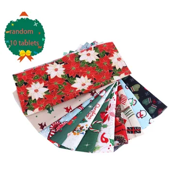5/10Pcs Christmas Cotton Fabric Bundles Sewing Square Patchwork Precut Scraps For DIY Christmas Stocking Tree Wreath Doll Dress
5/10Pcs Christmas Cotton Fabric Bundles Sewing Square Patchwork Precut Scraps For DIY Christmas Stocking Tree Wreath Doll Dress