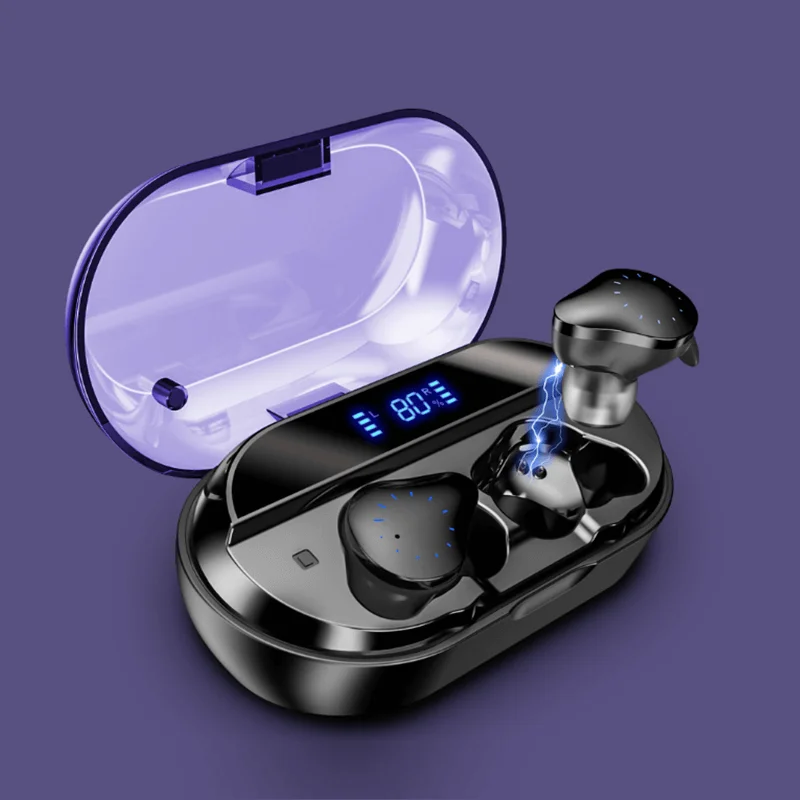 Wireless Earphone Bluetooth V5.0 TWS Wireless Bluetooth earphone LED Display With 4000mAh Power Bank Headset With Microphone
Wireless Earphone Bluetooth V5.0 TWS Wireless Bluetooth earphone LED Display With 4000mAh Power Bank Headset With Microphone