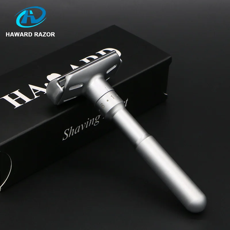 HAWARD Razor Men's Safety Razor Adjustable Double Edge Razor Classic Manual Shaver For Shaving&Women Hair Removal 10 Blades
HAWARD Razor Men's Safety Razor Adjustable Double Edge Razor Classic Manual Shaver For Shaving&Women Hair Removal 10 Blades