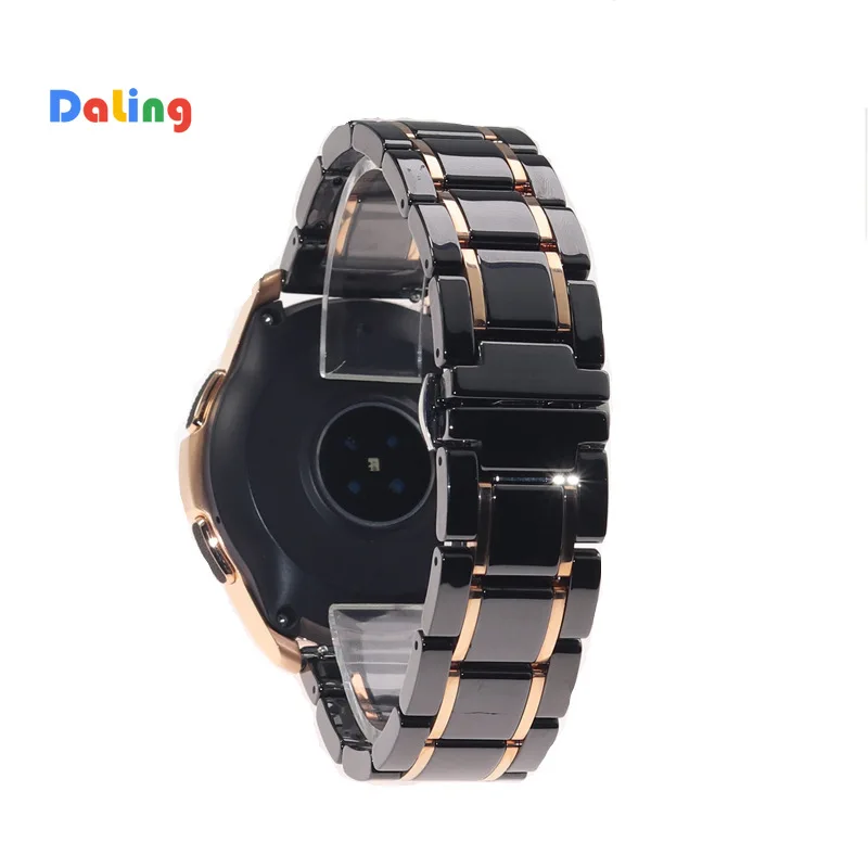 Ceramic strap 20 22 mm chain bracelet strap for xiaomi Amazfit Samsung Gear s3 S2 strap Galaxy Watch 22 24mm sport watchbands
Ceramic strap 20 22 mm chain bracelet strap for xiaomi Amazfit Samsung Gear s3 S2 strap Galaxy Watch 22 24mm sport watchbands
