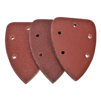 30pcs 140mm Triangle Sandpaper Disk Sand Sheets 60 80 120 Mixed Grits Hook Loop Abrasive Tool Grinder Sanding Disc Polish
30pcs 140mm Triangle Sandpaper Disk Sand Sheets 60 80 120 Mixed Grits Hook Loop Abrasive Tool Grinder Sanding Disc Polish
