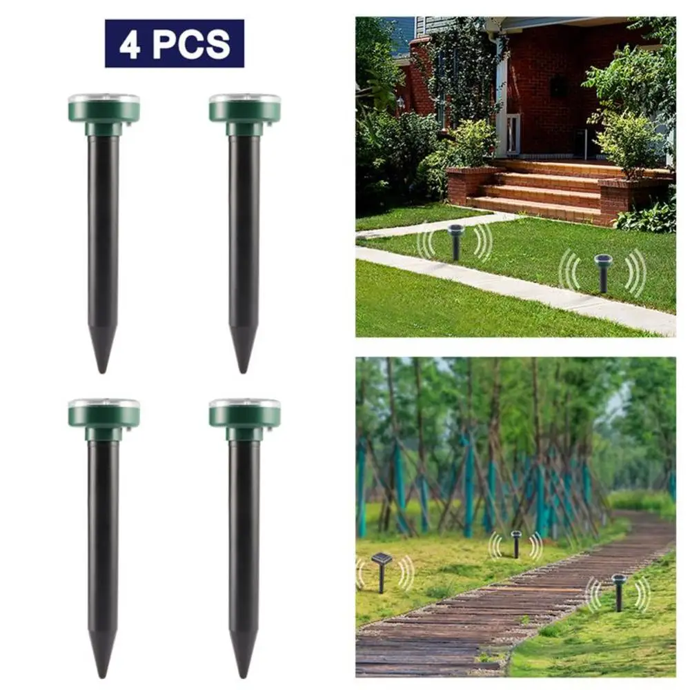 4pcs Solar Powered Ultrasonic Sonic Mouse Mole Pest Rodent Repeller Repellent Yard LED Light Repeller Outdoor Lamp Yard Garden
4pcs Solar Powered Ultrasonic Sonic Mouse Mole Pest Rodent Repeller Repellent Yard LED Light Repeller Outdoor Lamp Yard Garden