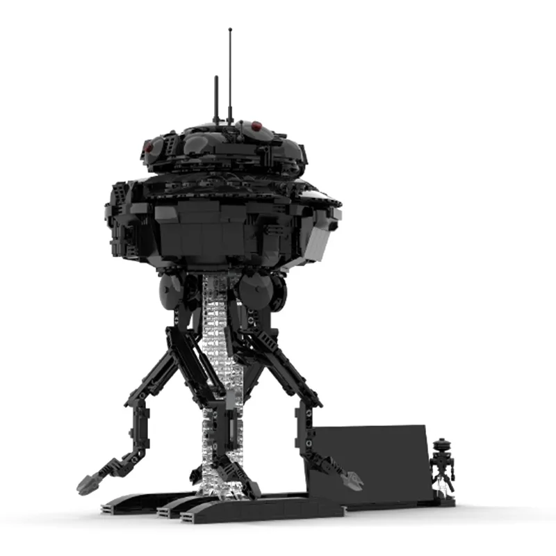 BuildMOC Imperial Black Robot Probe Model Droid MOC-43368 battle Building Block Model Children's Gift
BuildMOC Imperial Black Robot Probe Model Droid MOC-43368 battle Building Block Model Children's Gift