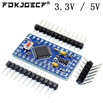 Pro mini Atmega328P Pro Mini 328 Mini ATMEGA328 Atmega328P-AU 3.3V 8MHz 5V 16Mhz for Arduino Compatible Nano CP2102 FT232RL
Pro mini Atmega328P Pro Mini 328 Mini ATMEGA328 Atmega328P-AU 3.3V 8MHz 5V 16Mhz for Arduino Compatible Nano CP2102 FT232RL