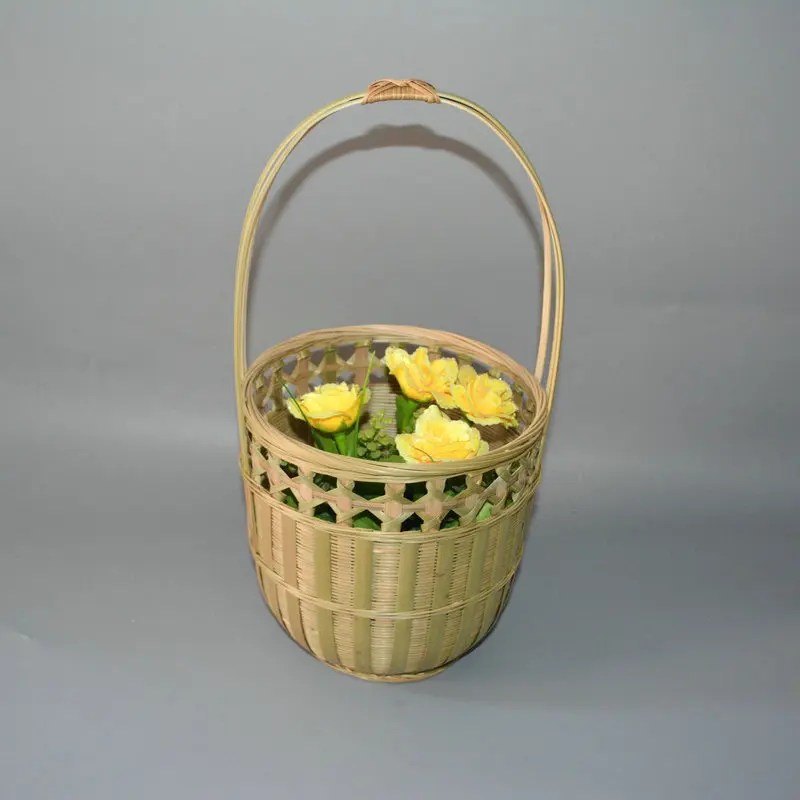 Handmade Bamboo Storage Baskets Flower Pot Natural wicker hanging with handle food fruit picnic Container Garden Home Decoration
Handmade Bamboo Storage Baskets Flower Pot Natural wicker hanging with handle food fruit picnic Container Garden Home Decoration