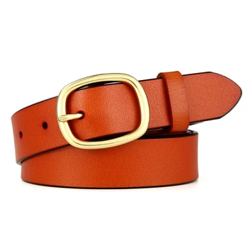 Leather belt ladies simple and versatile decoration Korean fashion wide pure cowhide jeans belt ins wind belt
Leather belt ladies simple and versatile decoration Korean fashion wide pure cowhide jeans belt ins wind belt