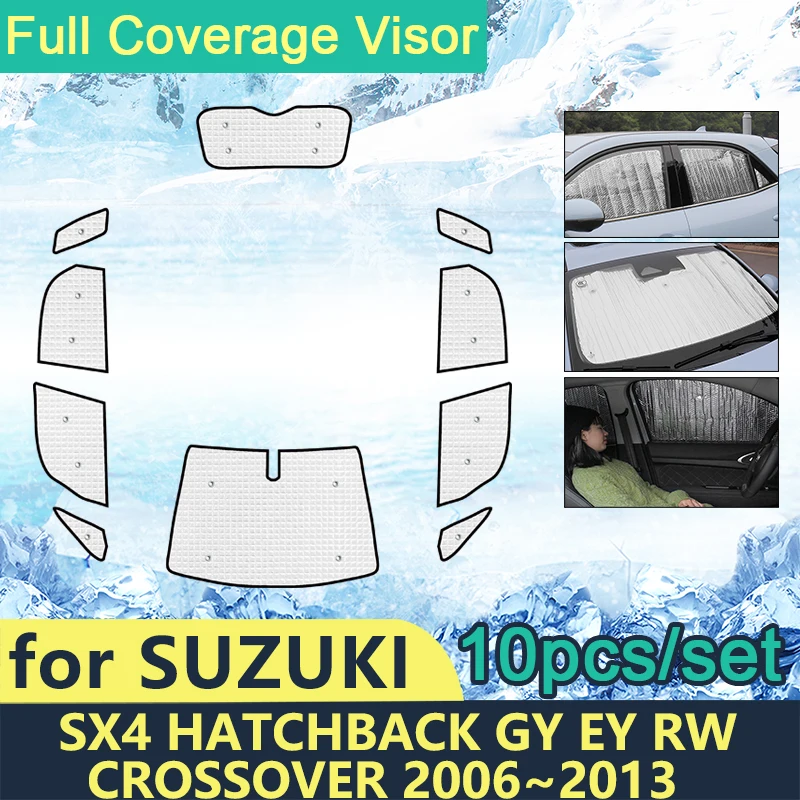 Full Cover Sunshades For Suzuki SX4 Hatchback GY EY RW 2006~2013 Car Sun Protection Windshields Side Window Visor Accessories
Full Cover Sunshades For Suzuki SX4 Hatchback GY EY RW 2006~2013 Car Sun Protection Windshields Side Window Visor Accessories