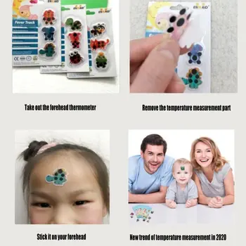 Child Health Care Cartoon Sticker LCD Forehead Thermometer Sticker Plastic Digital Thermometer Support
Child Health Care Cartoon Sticker LCD Forehead Thermometer Sticker Plastic Digital Thermometer Support