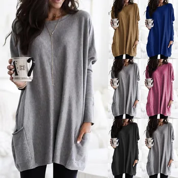 clothing OWLPRINCESS New Women's Autumn Long-Sleeved Loose-Fit Long Pocket Solid Color Dress
clothing OWLPRINCESS New Women's Autumn Long-Sleeved Loose-Fit Long Pocket Solid Color Dress