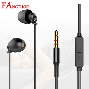 FANGTUOSI Hifi noise-reducing sleep headset 3.5mm in-ear soft silicone wired earphone with microphone For Xiaomi Huawei
FANGTUOSI Hifi noise-reducing sleep headset 3.5mm in-ear soft silicone wired earphone with microphone For Xiaomi Huawei