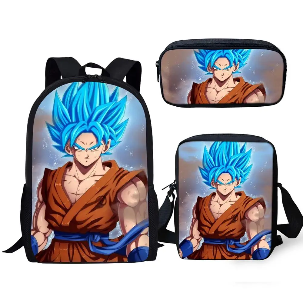 3PCs/Set Children's Backpack Dragon-Ball-Z Pattern Kids School Bags Set Cartoon Anime Book-Bags Women's Pack Package
3PCs/Set Children's Backpack Dragon-Ball-Z Pattern Kids School Bags Set Cartoon Anime Book-Bags Women's Pack Package