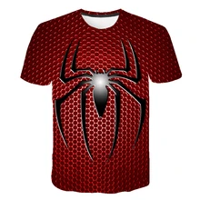 Fashion Red Spider 3D T Shirt Kids Boys Clothes Summer Short Sleeve Girls Tops Tees Children Clothing Teen Spider Shirts 4-14Y
Fashion Red Spider 3D T Shirt Kids Boys Clothes Summer Short Sleeve Girls Tops Tees Children Clothing Teen Spider Shirts 4-14Y