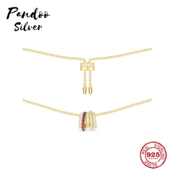 Fashion Charm Sterling Silver Original 1:1 Copy,White & Burgundy Multi-Hoop Adjustable Necklace With Pearls Women Jewelry Gift 
Fashion Charm Sterling Silver Original 1:1 Copy,White & Burgundy Multi-Hoop Adjustable Necklace With Pearls Women Jewelry Gift