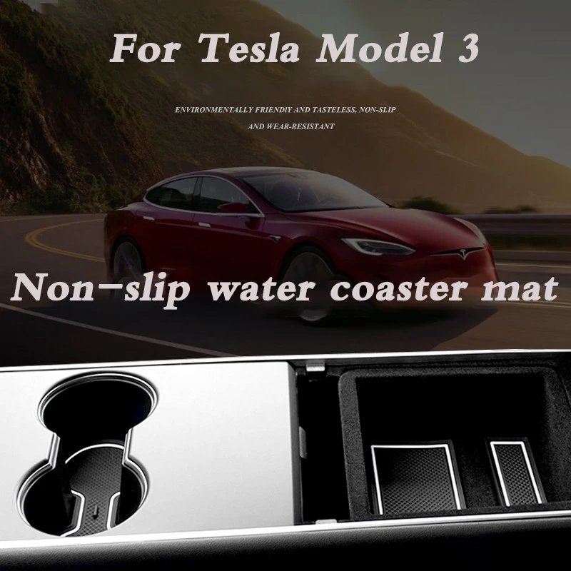 Car Center Console Wrap Mat Non-slip Gate Slot Protective Cup Holder Silica gel Pads For Tesla Model 3 2017-2020 Car Accessories
Car Center Console Wrap Mat Non-slip Gate Slot Protective Cup Holder Silica gel Pads For Tesla Model 3 2017-2020 Car Accessories
