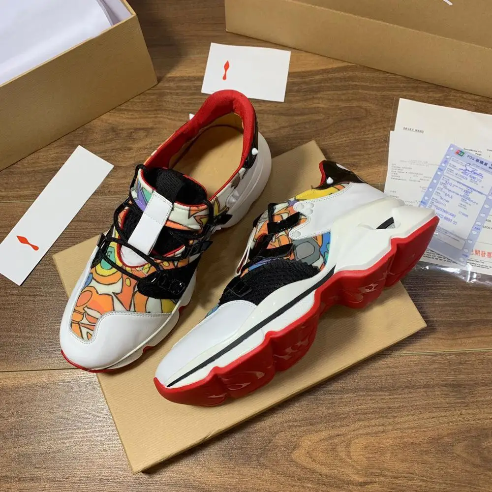 Newsty Spike-Sock Men simplest Outdoor Sports Red Runner bottom Sneakers Real Leather Loafers Flat Footwear Lace Up Shoes
Newsty Spike-Sock Men simplest Outdoor Sports Red Runner bottom Sneakers Real Leather Loafers Flat Footwear Lace Up Shoes