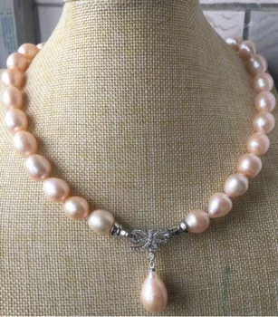 gorgeous 11-13mm south sea baroque gold pink pearl necklace pendant 18inch
gorgeous 11-13mm south sea baroque gold pink pearl necklace pendant 18inch