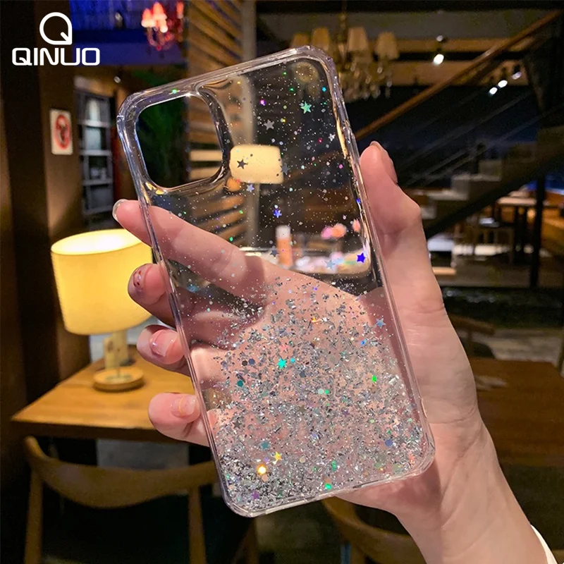Bling Glitter Star Silicone Case For iPhone 11 Pro Max X XR XS Max Shining Sequin Soft Clear Back Cover For iPhone 6 6S 7 8 Plus
Bling Glitter Star Silicone Case For iPhone 11 Pro Max X XR XS Max Shining Sequin Soft Clear Back Cover For iPhone 6 6S 7 8 Plus