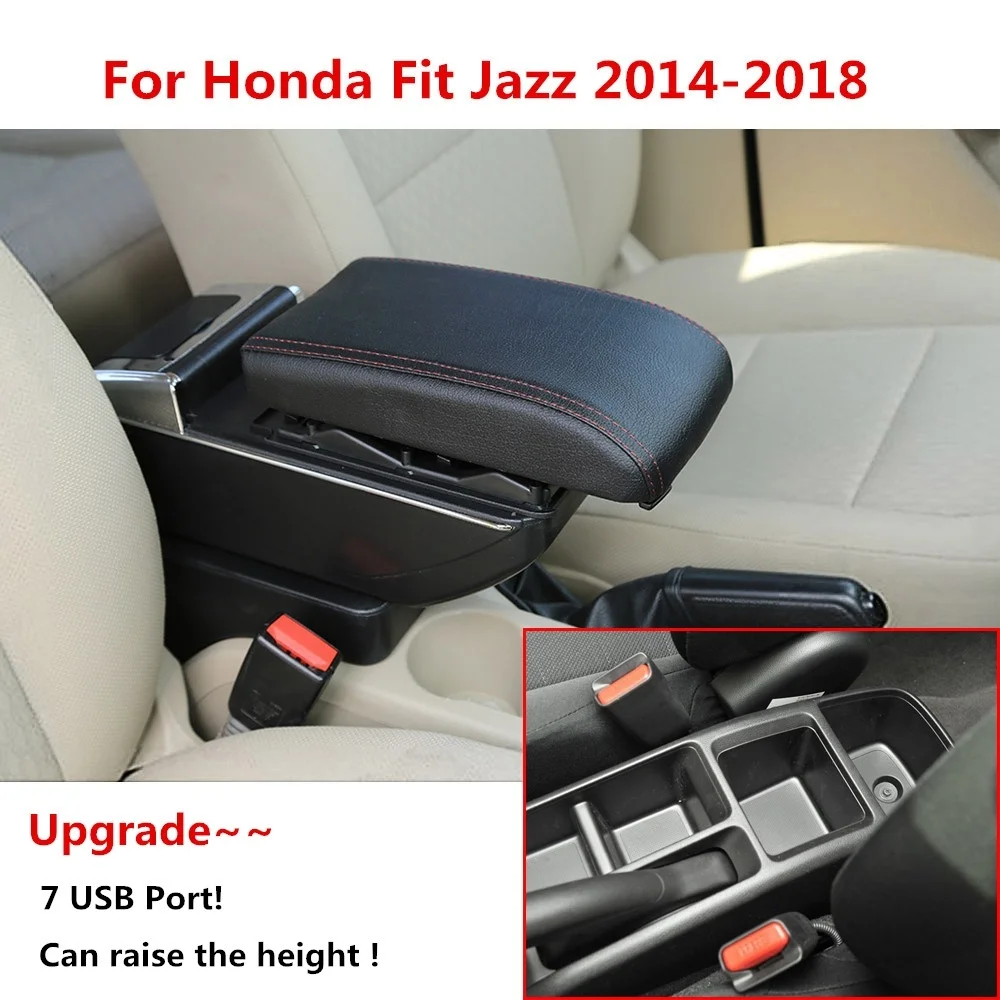 USB Car Armrest Box For Honda Fit Jazz 2014-2018 Central Console Arm Store Content Box Cup Holder
USB Car Armrest Box For Honda Fit Jazz 2014-2018 Central Console Arm Store Content Box Cup Holder