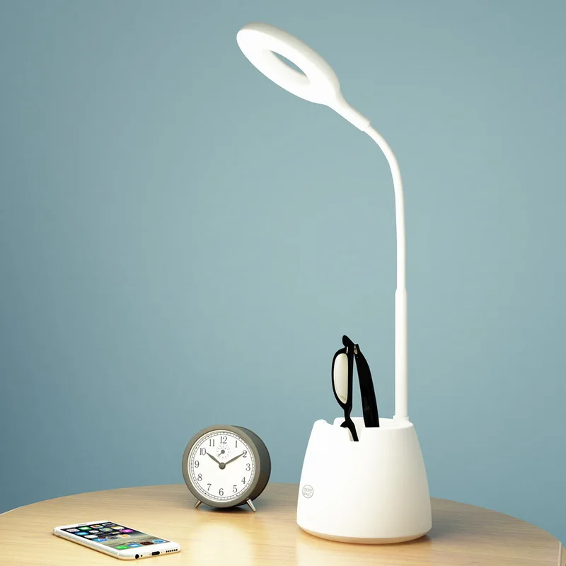 Touch Dimmable Led Desk Lamp USB Rechargeable Adjustment Table Lamp for Children Kids Reading Study With Phone Holder Pen Holder
Touch Dimmable Led Desk Lamp USB Rechargeable Adjustment Table Lamp for Children Kids Reading Study With Phone Holder Pen Holder