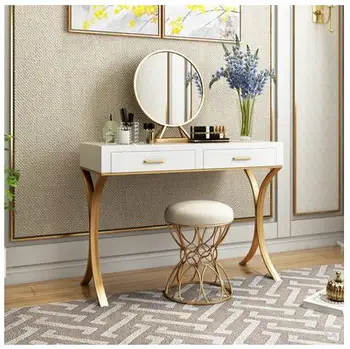 Small-sized Nordic minimalist modern bedroom dressing table ins wind wrought iron paint dressing table mini dressing table
Small-sized Nordic minimalist modern bedroom dressing table ins wind wrought iron paint dressing table mini dressing table