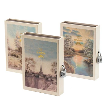 Retro Simple Password Lock Diary Hard Surface Notebook Portable Handbook Increase Thickening Lock Stationery Student
Retro Simple Password Lock Diary Hard Surface Notebook Portable Handbook Increase Thickening Lock Stationery Student