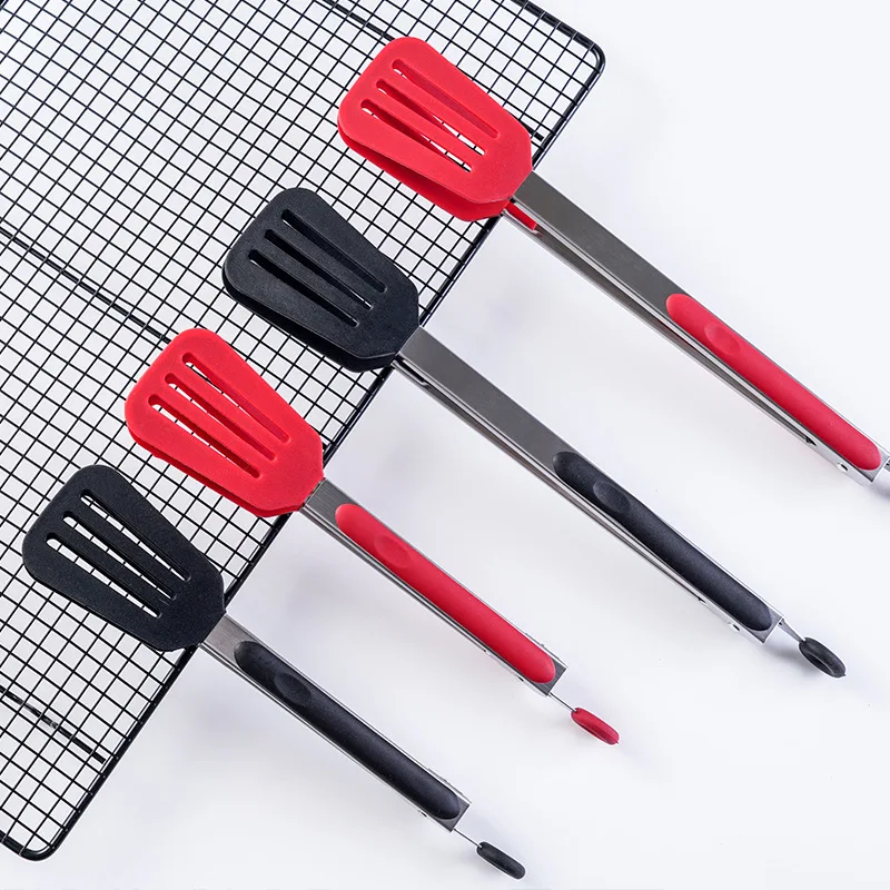 Hot Selling 9-Inch 12-Inch Silica Gel Food Clip High-temperature Resistant Shovel Clip Clip Barbecue Multi-functional Food Clip
Hot Selling 9-Inch 12-Inch Silica Gel Food Clip High-temperature Resistant Shovel Clip Clip Barbecue Multi-functional Food Clip