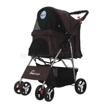 Pet stroller lightweight folding outdoor small and medium dogs cats Teddy stroller universal four wheel stroller
Pet stroller lightweight folding outdoor small and medium dogs cats Teddy stroller universal four wheel stroller