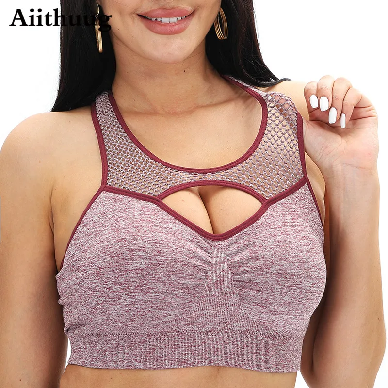 Aiithuug Women's Sports Bra High Impact Crisscross Racerback Wireless Hollow Out Strappy Workout Yoga Gym Bras Fitness Yoga Bra
Aiithuug Women's Sports Bra High Impact Crisscross Racerback Wireless Hollow Out Strappy Workout Yoga Gym Bras Fitness Yoga Bra