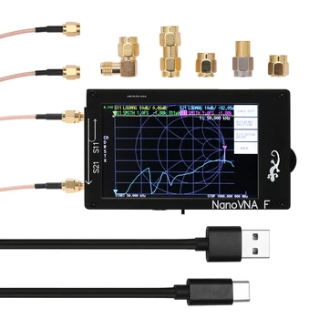 50KHz-1000MHz NanoVNA-F Portable Handheld Vector Network Analyzer SWR Meter IPS TFT Shortwave MF HF VHF Antenna Analyzer
50KHz-1000MHz NanoVNA-F Portable Handheld Vector Network Analyzer SWR Meter IPS TFT Shortwave MF HF VHF Antenna Analyzer