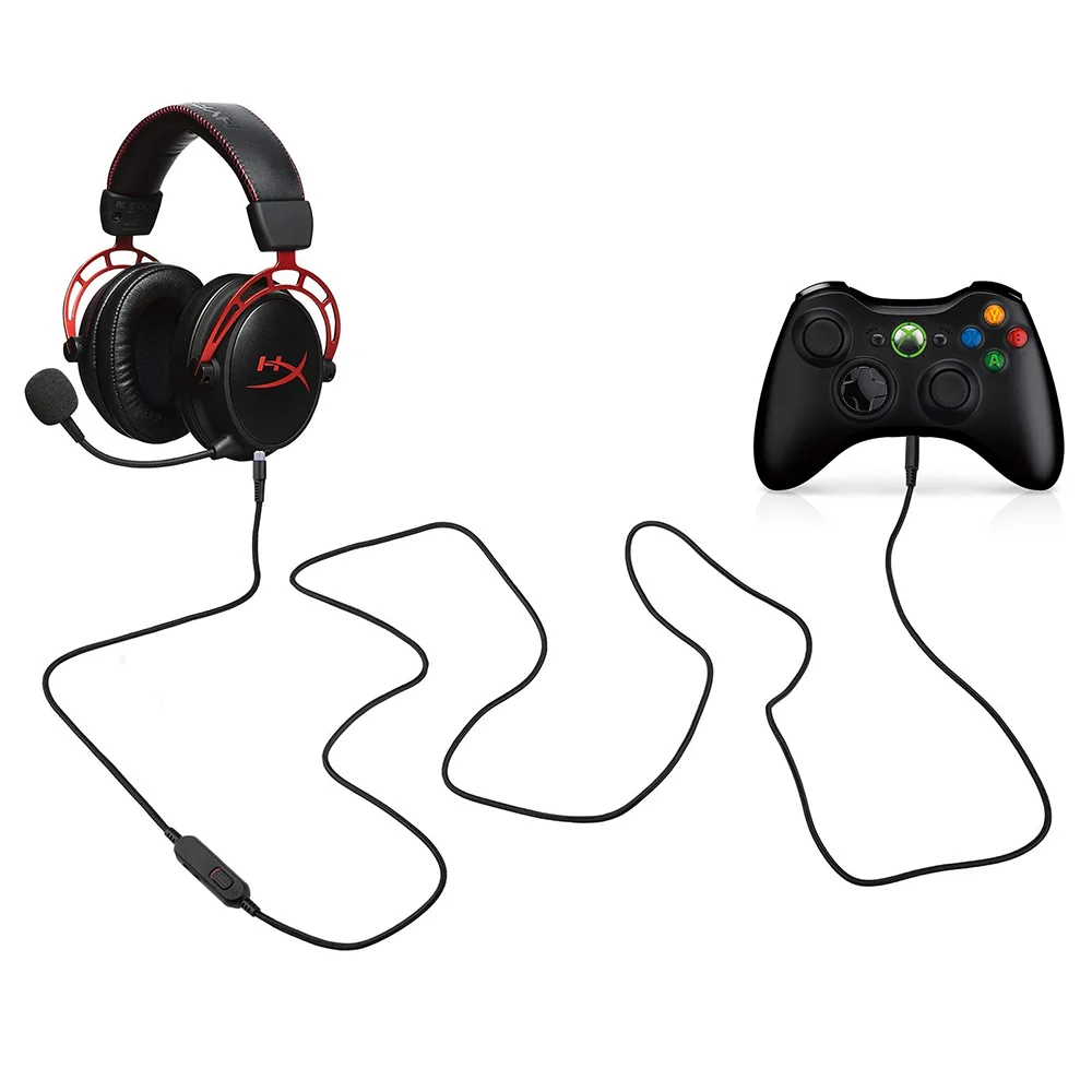 Braided OFC Replacement Cable Extension Cord For Redragon H510 Zeus Wired Gaming Headsets With Mute Function Volume Control Braided OFC Replacement Cable Extension Cord For Redragon H510 Zeus Wired Gaming Headsets With Mute Function Volume Control