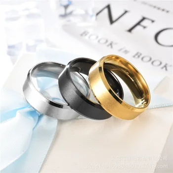 Advanced Ring Anniversary of Europe and the United States Simple Ring Stainless Steel Smooth Matte Ring 2020 New
Advanced Ring Anniversary of Europe and the United States Simple Ring Stainless Steel Smooth Matte Ring 2020 New