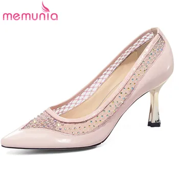 MEMUNIA 2020 new arrival women pumps genuine leather single shoes pointed toe elegant thin high heel party wedding shoes woman
MEMUNIA 2020 new arrival women pumps genuine leather single shoes pointed toe elegant thin high heel party wedding shoes woman