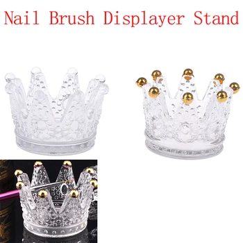 Crown Nail Brush Displayer Stand Three-dimensional Embossed Glass Painting Pen Displayer Holder Manicure Tools
Crown Nail Brush Displayer Stand Three-dimensional Embossed Glass Painting Pen Displayer Holder Manicure Tools