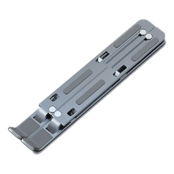 Laptop Stand Portable 5 Heights Adjustable Aluminum Desktop Ventilated Cooling Holder Folding for Within 17.3Inch Laptop
Laptop Stand Portable 5 Heights Adjustable Aluminum Desktop Ventilated Cooling Holder Folding for Within 17.3Inch Laptop