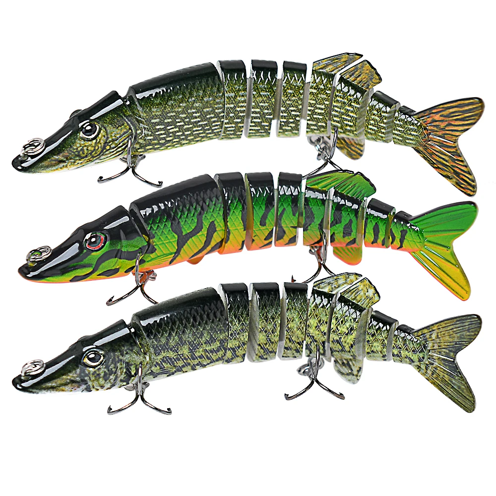 2020 Bass Fishing Lures Trout 4.96in 0.7oz Slow Sinking Bait Artificial Multi Jointed Swimbaits Lifelike Freshwater Saltwater
2020 Bass Fishing Lures Trout 4.96in 0.7oz Slow Sinking Bait Artificial Multi Jointed Swimbaits Lifelike Freshwater Saltwater