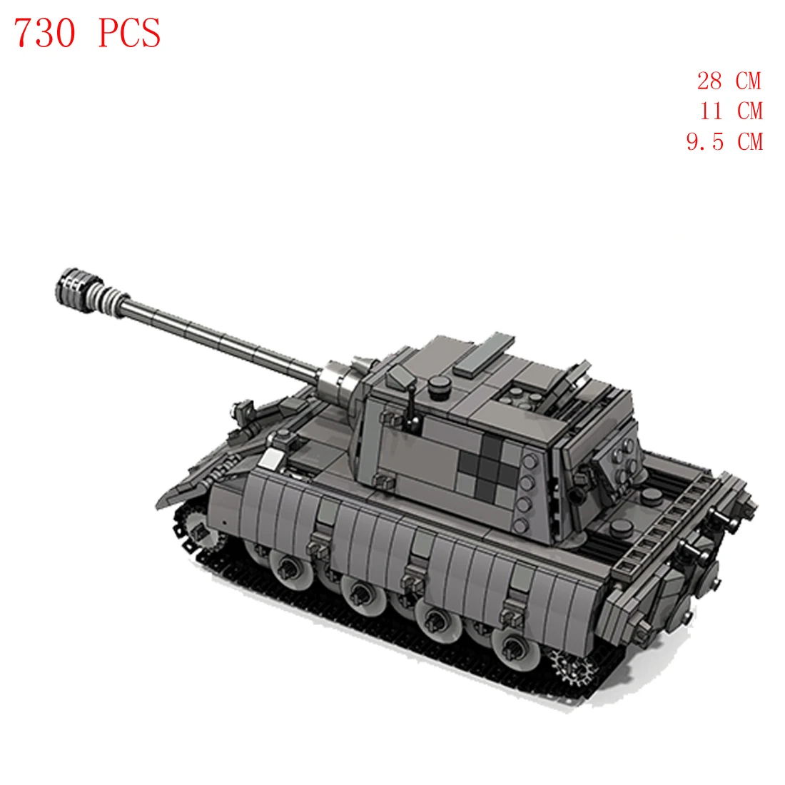 

hot military WWII Germany army technical weapons E-100 heavy tank vehicles war equipment Building Blocks model bricks toys gift