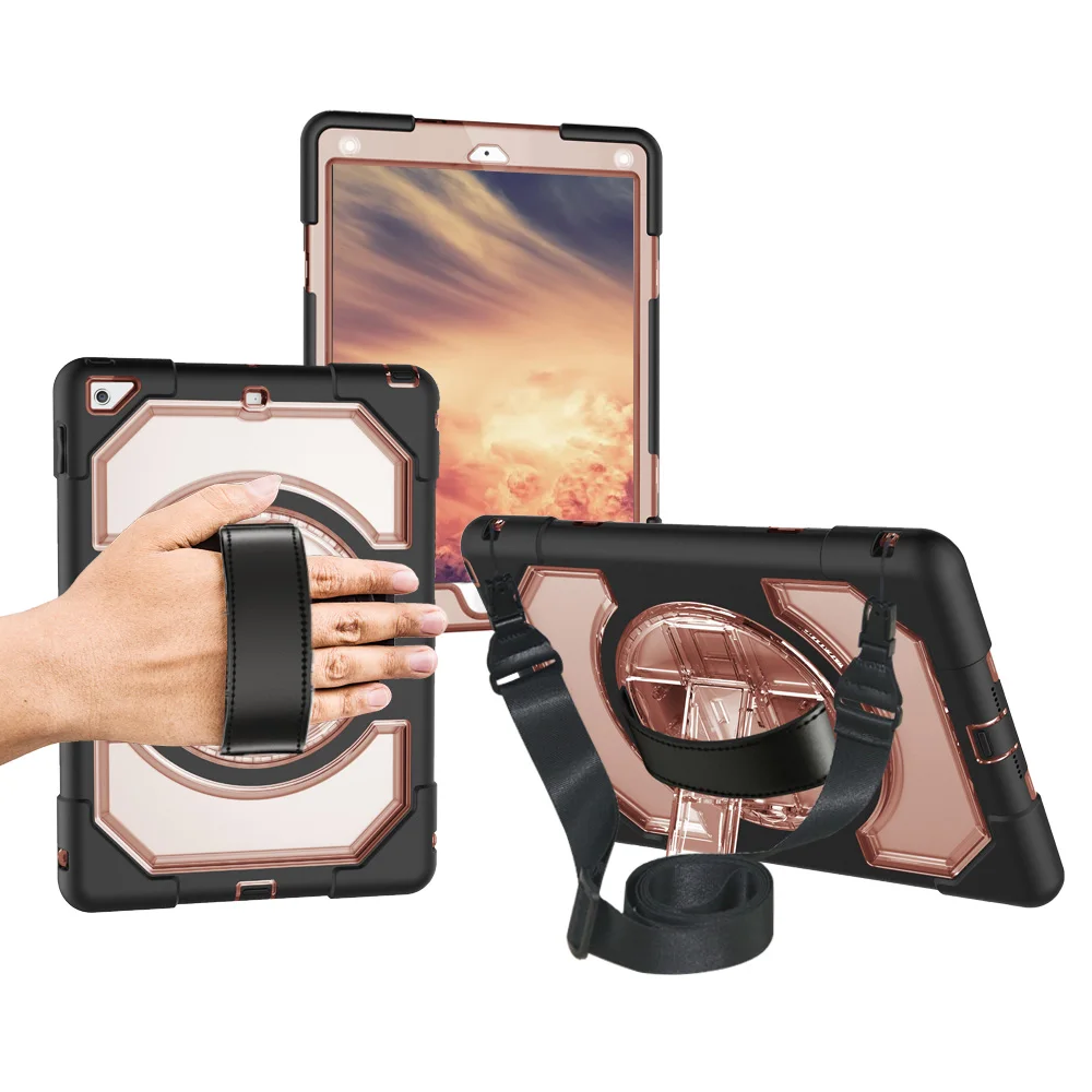 Shockproof Case for Apple iPad 9.7 2018 2017 5th 6th Generation Cover Funda w/ 360 Rotating Kickstand &Hand Shoulder Strap FHL01
Shockproof Case for Apple iPad 9.7 2018 2017 5th 6th Generation Cover Funda w/ 360 Rotating Kickstand &Hand Shoulder Strap FHL01