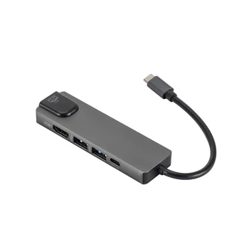 5 in1 USB HUB Type C Hub HDMI 4K USB C Hub to Gigabit Ethernet Rj45 Lan Adapter Dock for MacBook Pro Thunderbolt 3 USB-C Charger
5 in1 USB HUB Type C Hub HDMI 4K USB C Hub to Gigabit Ethernet Rj45 Lan Adapter Dock for MacBook Pro Thunderbolt 3 USB-C Charger