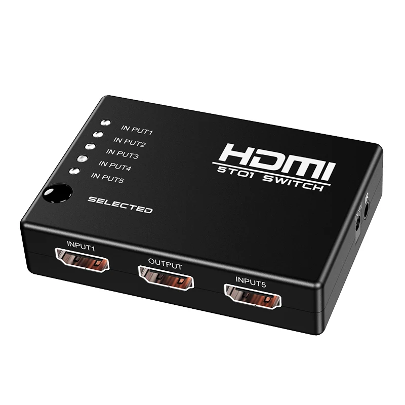 

3 Port 4K*2K 1080P Switcher HDMI Switch Video Selector 3x1 Splitter Box Ultra HD for PS4 HDTV Xbox PS3 Multimedia